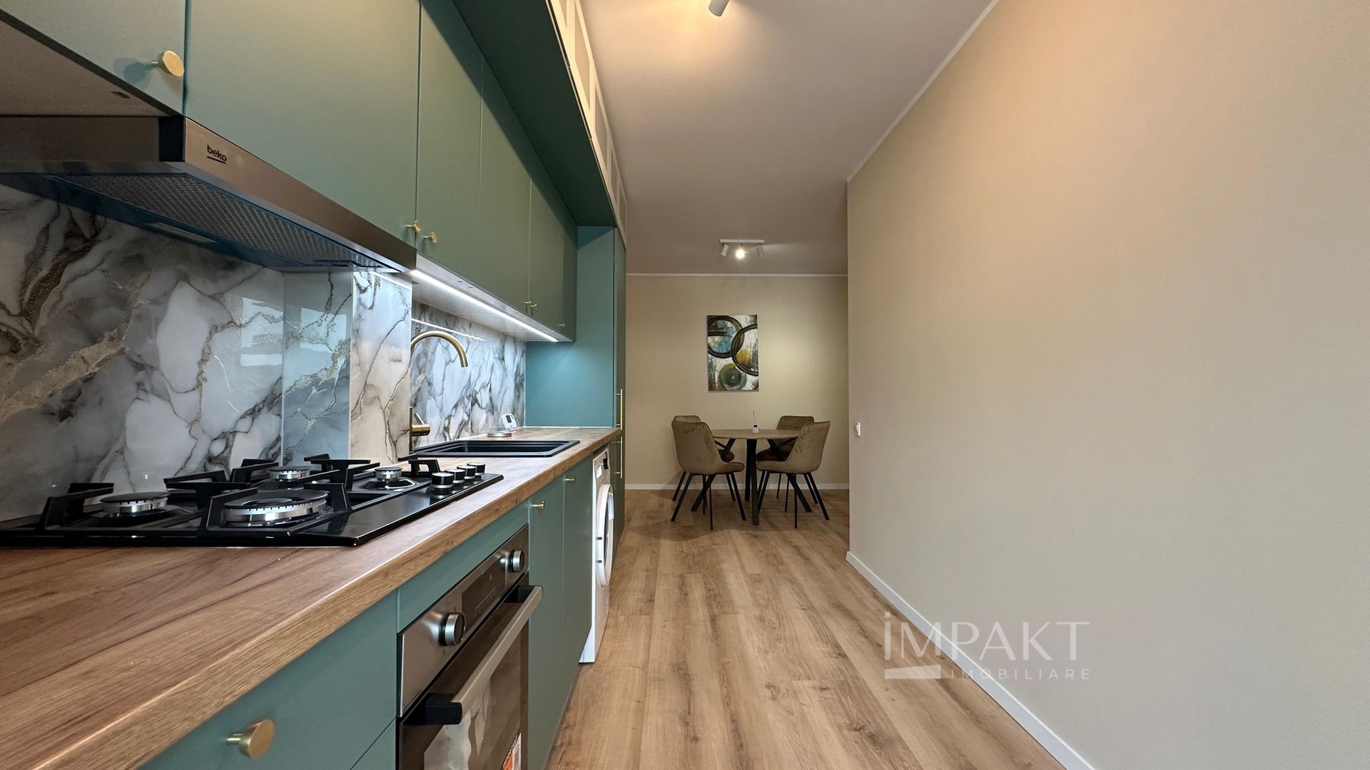 Apartament la cheie, 2 camere, balcon 10 mp – Eroilor, Floresti! - Poză 3