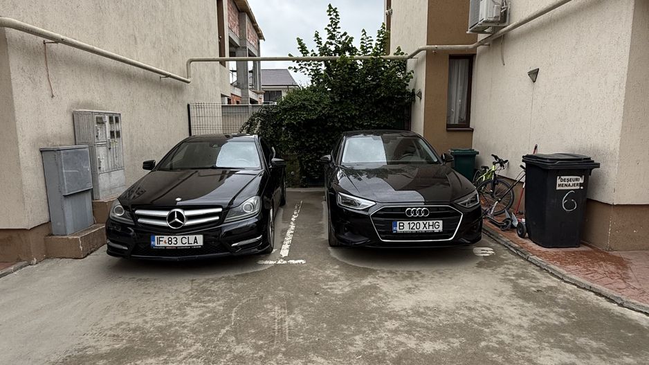 Casă înșiruită complet mobilată + curte+ 2 parcari în complex inchis! - Poză 30