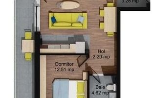 Apartament Modern cu 2 Camere în Baciu - Zona Regal - Poză 3