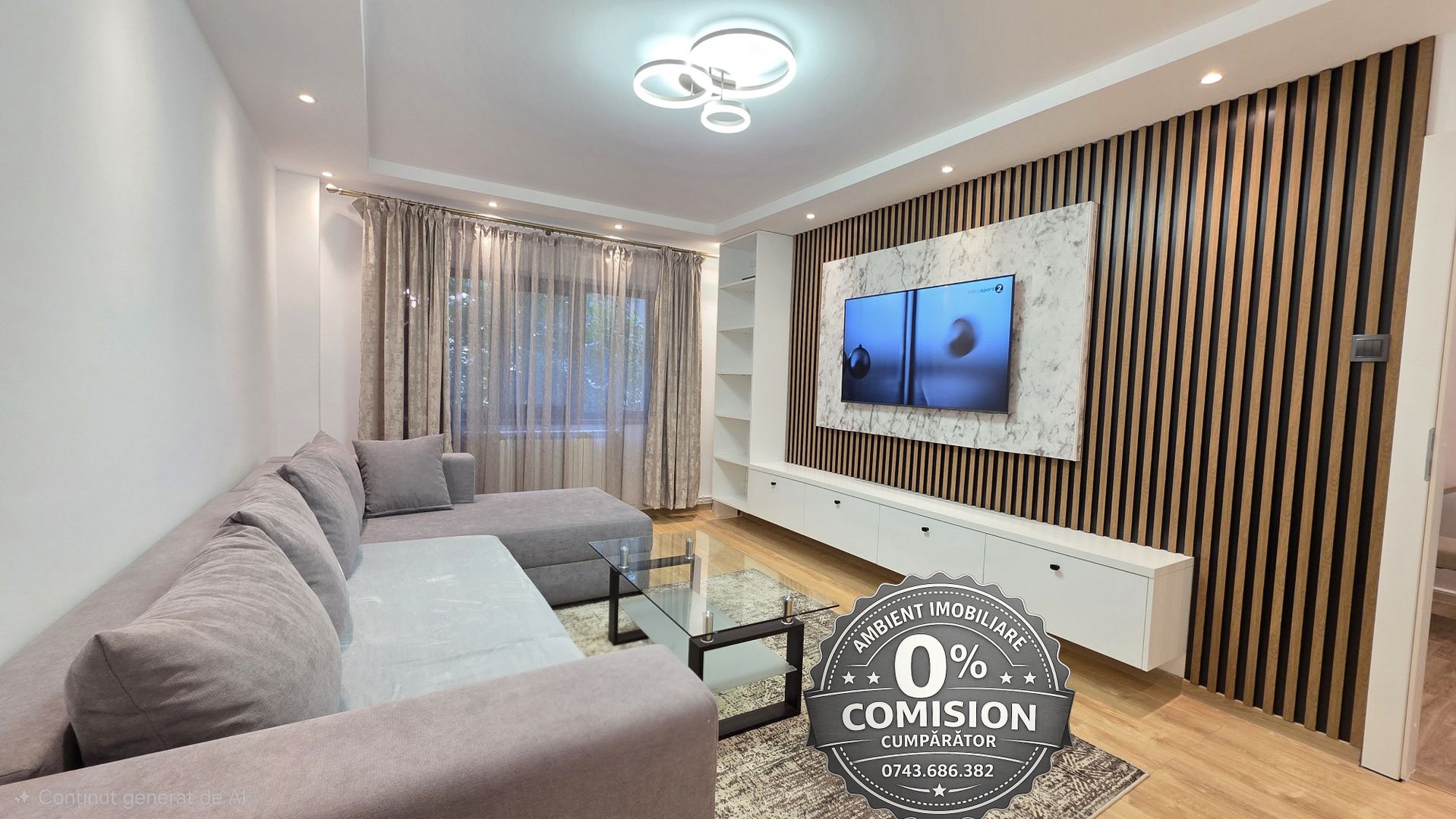 Apartament 2 camere, etaj 1, RENOVAT, mobilat și utilat, VASLUI - zona CARTIER; - Poză 8