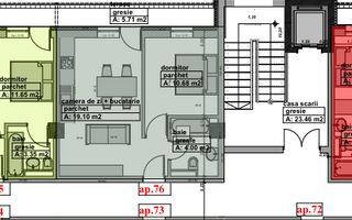 Apartament cu 2 in Complexul Vasile Alecsandri 72E - Poză 3