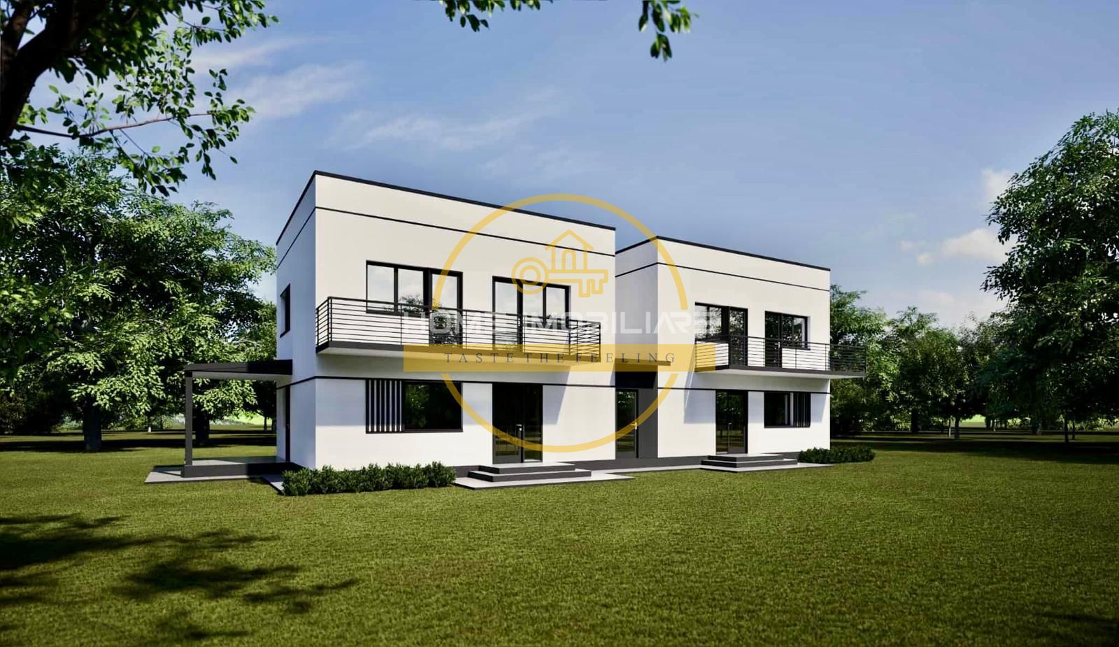 Duplex fără perete comun | 4 camere | 100 mp utili | 300 mp teren | Lunca Cetățu - Poză 3