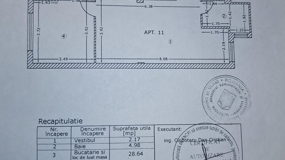 Apartament cu 2 camere de vânzare în zona Aparatorii Patriei - Poză 13