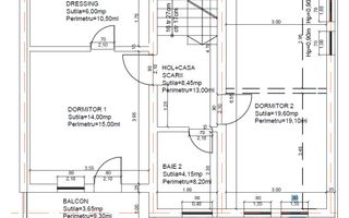 Casa tip duplex 100 mp, teren 240 mp, zona Profi, Selimbar - Schiță 14