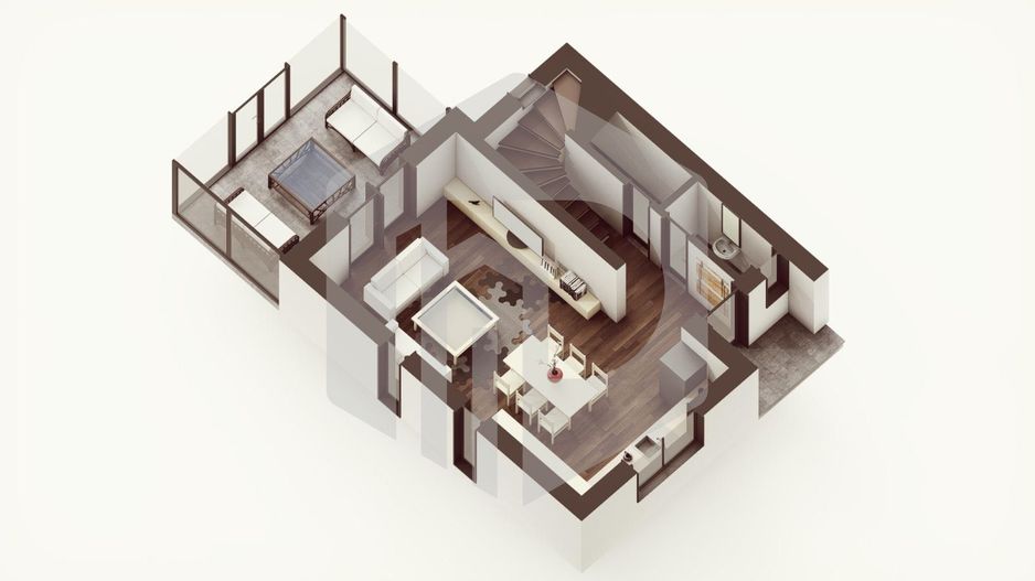 Casa individuala | 3 Camere + 2 Bai + Terasa incalzita | Cristian - Poză 9