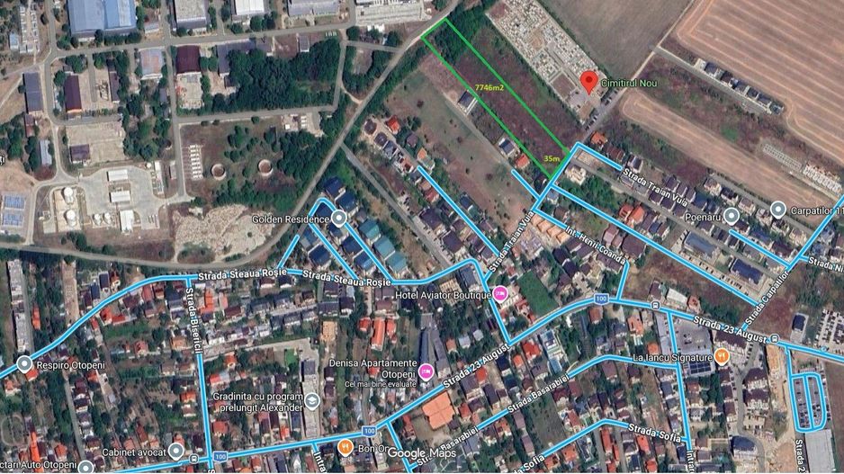 Oportunitate INVESTITIE , Teren 7750m2 Otopeni zona 23 AUGUST - Poză 1