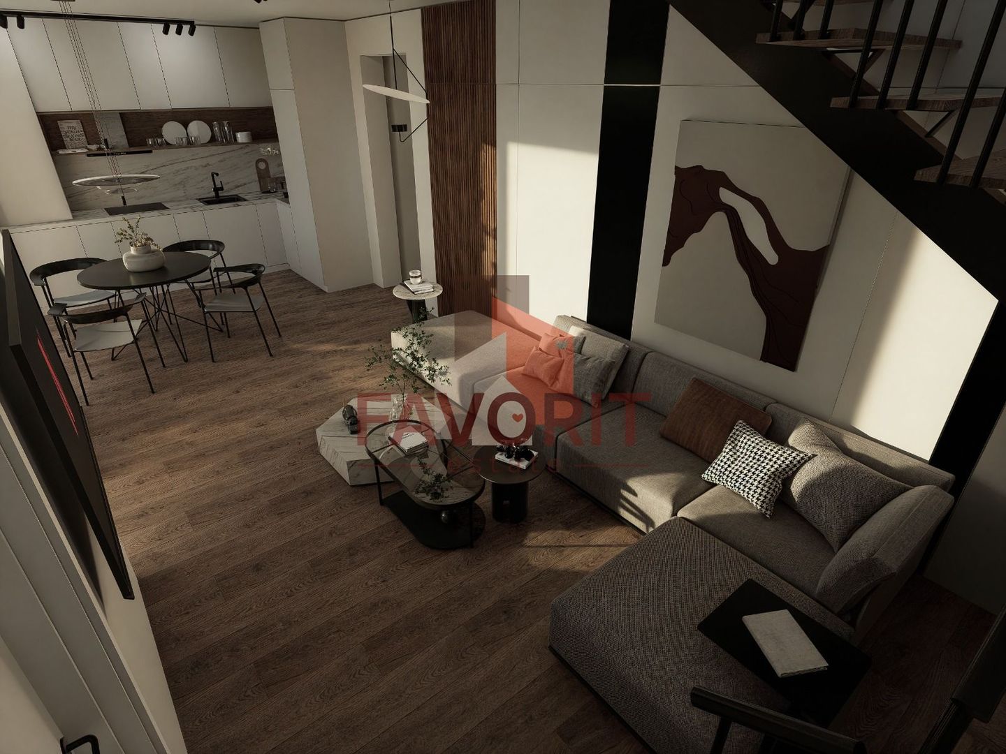 Apartament cu 4 camere pe 2 nivele. 108 mp utili. 2 locuri de parcare - Poză 11