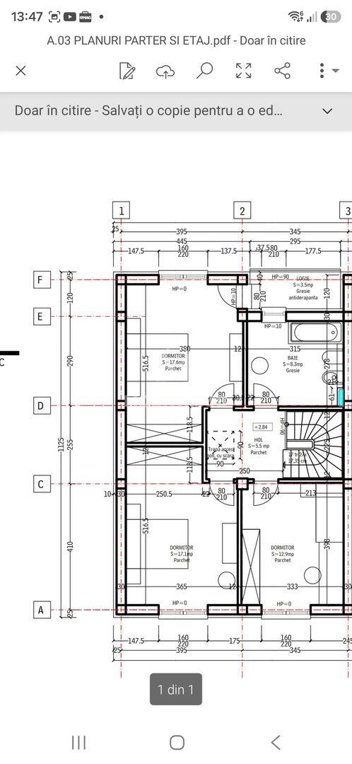 Casă tip Triplex 130 mp/utili, teren 270 mp,str. Lânii, Bartolomeu - Schiță 4