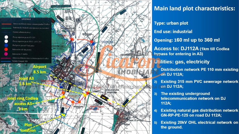 Codlea teren constructii industriale sau logistice 8 ha pana la 24 Ha - Poză 9