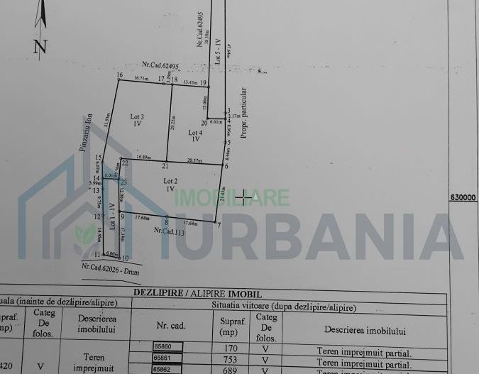 Teren intravilan 808 mp in comuna Tutora, judetul Iasi - Poză 3