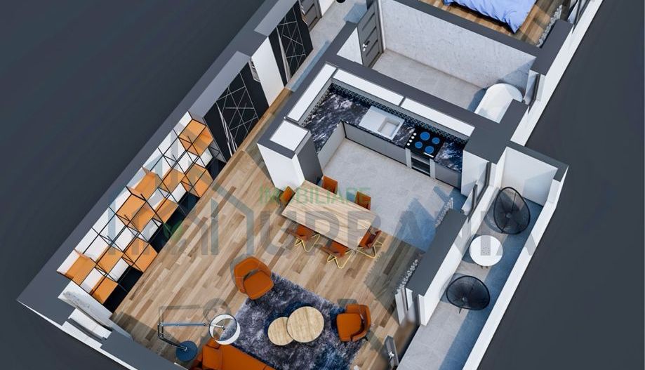 Apartament 2 camere, 75 mp, dressing separat, Bucium – lângă Lidl, 112.500 € - Poză 2