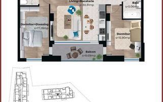 Proprietar, inchiriez apartament cu 3 camere si loc de parcare, pe Sos Viilor, aproape de metrou si Parcul Carol - Poză 8