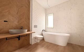 Duplex cu 4 camere, despărțit prin camera tehnica | Mosnita Veche - Poză 12