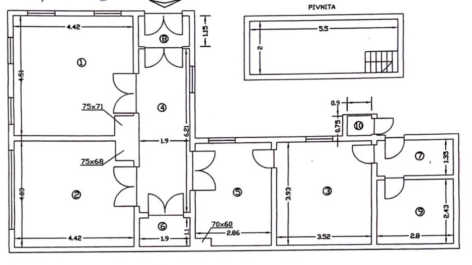 Apartament 3 camere de vanzare, in vila, 83 mp - Poză 4