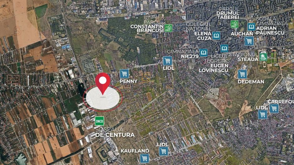 Teren pentru dezvoltare rezidentiala / mixta – Bragadiru, Ilfov - Poză 3