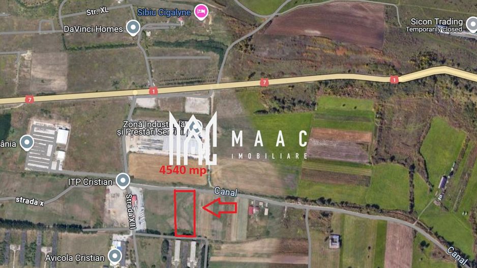 Teren industrial | 4540 mp | Cristian - Poză 1