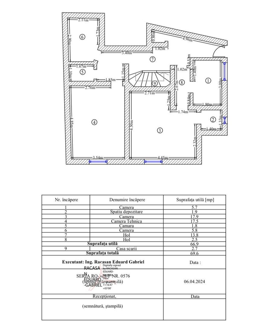 OPORTUNITATE UNICĂ | VILĂ INDIVIDUALĂ  | ZONA PARCUL CAROL - Schiță 17