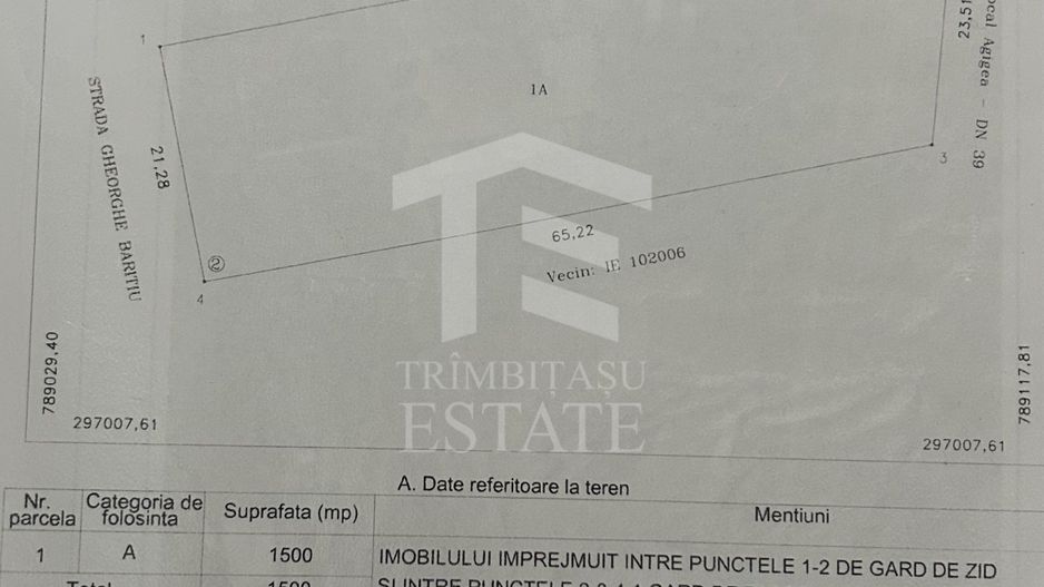 Teren intravilan 1500 mp dubla deschidere Lazu Benzinaria Rompetrol - Poză 6