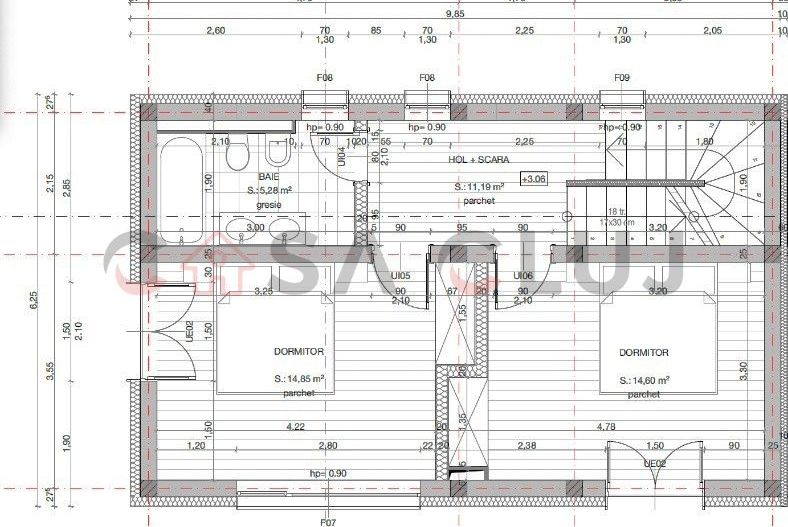 Casa tip Duplex, 4 camere, Someseni!! - Poză 4