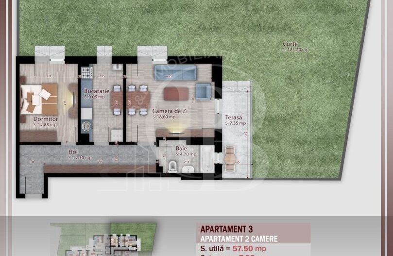 2 camere -gradina proprie Metrou Nicolae Teclu - Schiță 10