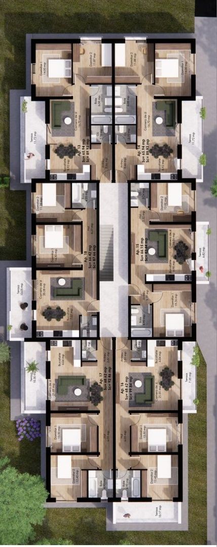 Apartamente NOI cu  3 camere,zona Semicentrala - Poză 7