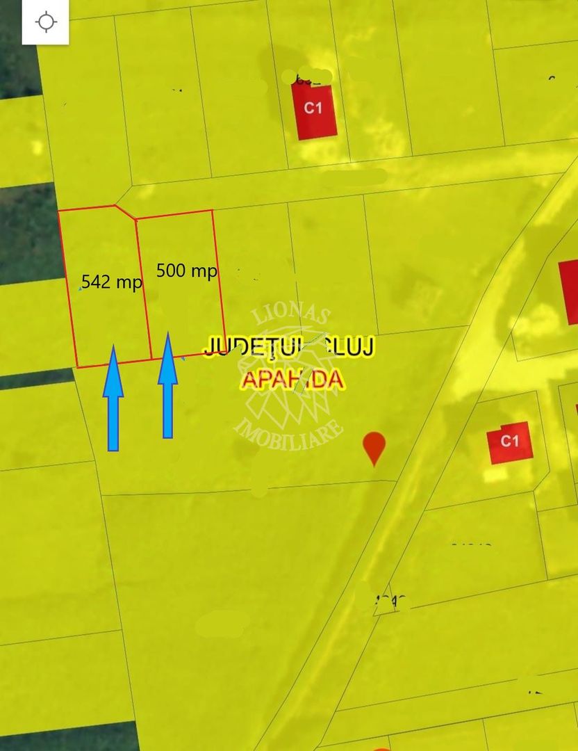 Doua Terenuri INTRAVILANE CU UTILITATI Dezmir, Cluj 500mp - Poză 6
