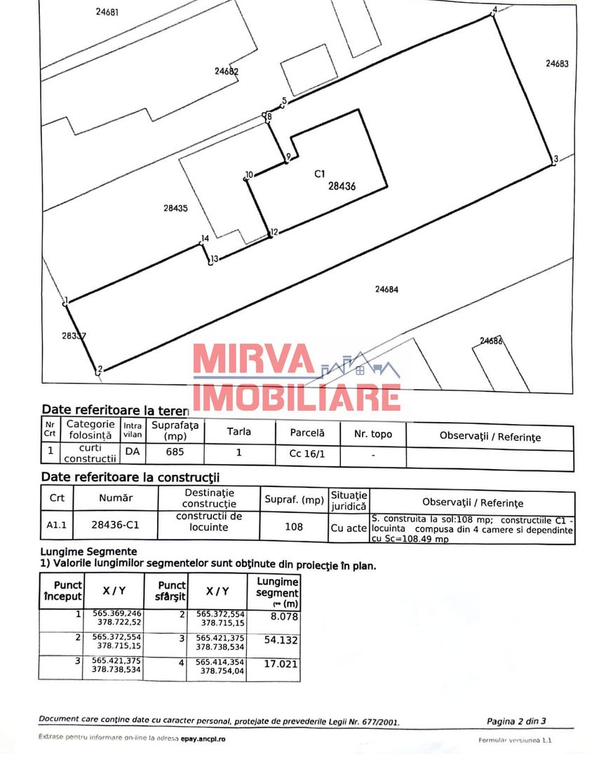 Casă 4 camere, 685 mp teren, renovată 2011 – Mănești, Zalhanaua - Schiță 55