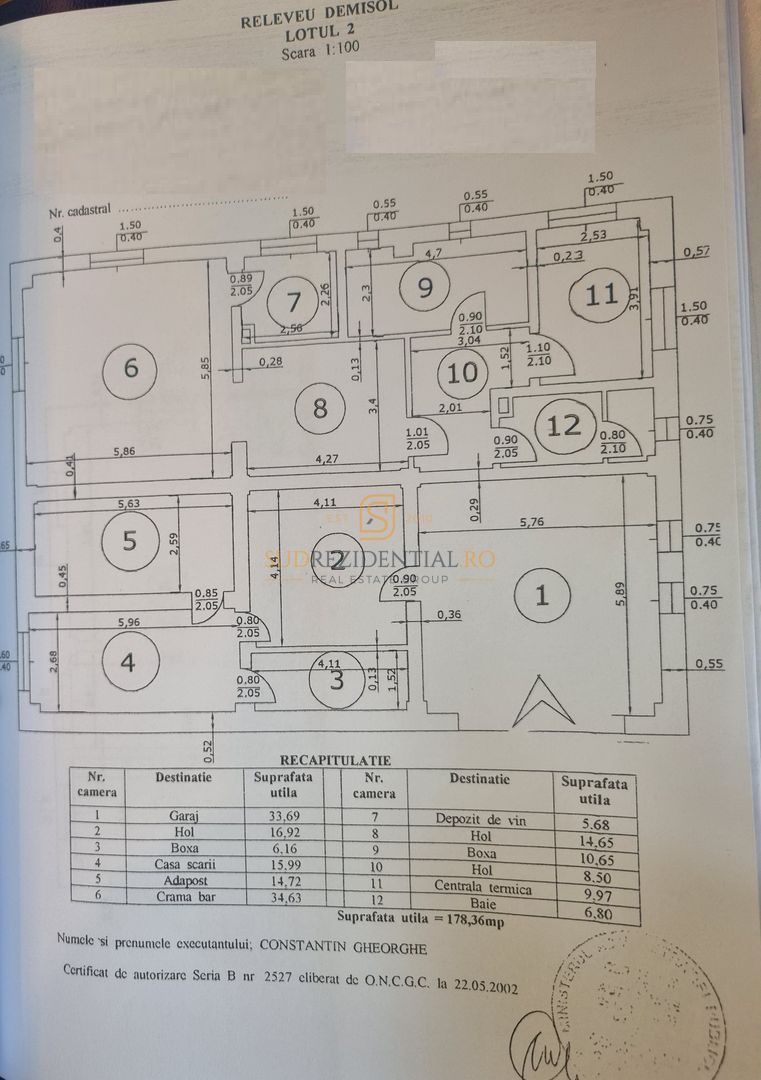 Vila impresionanta D+P+E+M | 500+ mp | teren 2652 mp | piscina - Schiță 8