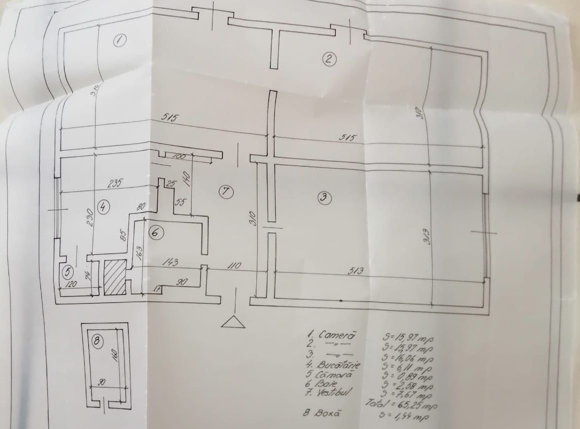 Vand apartament 3 camere Floreasca - Schiță 12