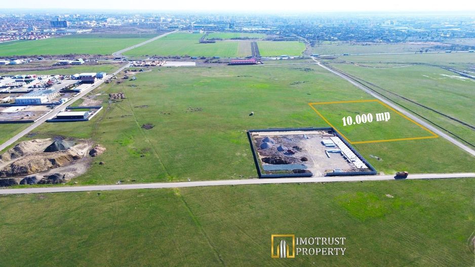 Teren industrial de vânzare 10.000 mp, PUZ aprobat, acces DN7 – Arad - Poză 3