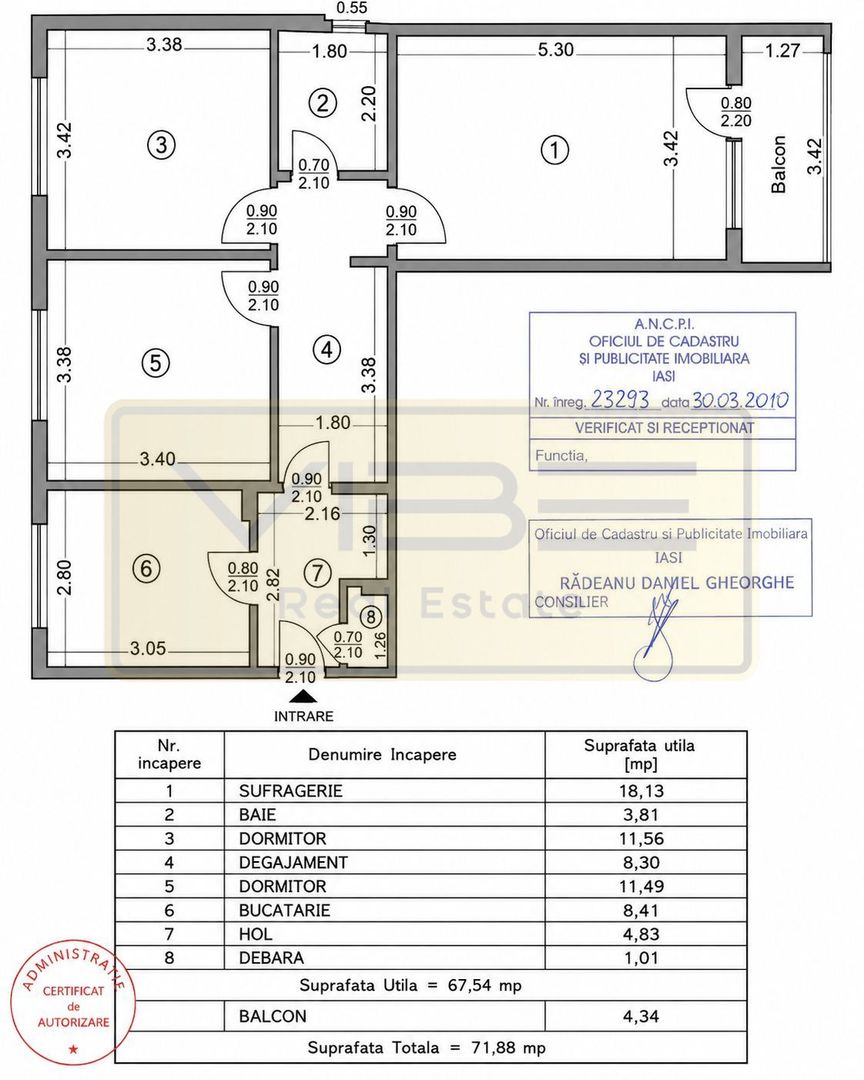 Apartament 3 camere zona Garii - 10 min Copou - Poză 20