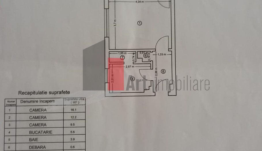 Apartament 3 camere Grivita - Poză 18