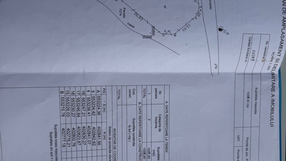 Teren intravilan la asfalt 2100 mp deschidere 21 mp la asfalt! - Poză 7