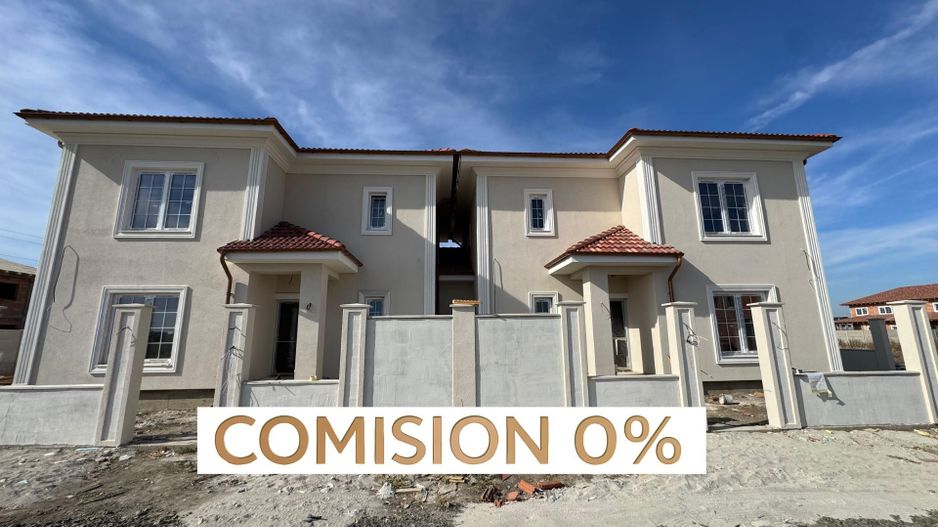 COMISION 0 | Duplex 4 camere| 120 mp utili |340 mp Teren |Moșnița Nouă - Poză 1