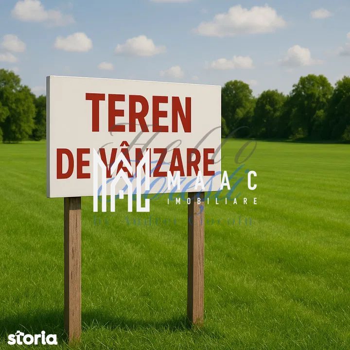 Teren intravilan 5500 mp pretabil case Cristian - Poză 2