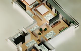 Tomis Nord/Carrefour -Vanzare apartament 3 camere, bloc nou. - Poză 3