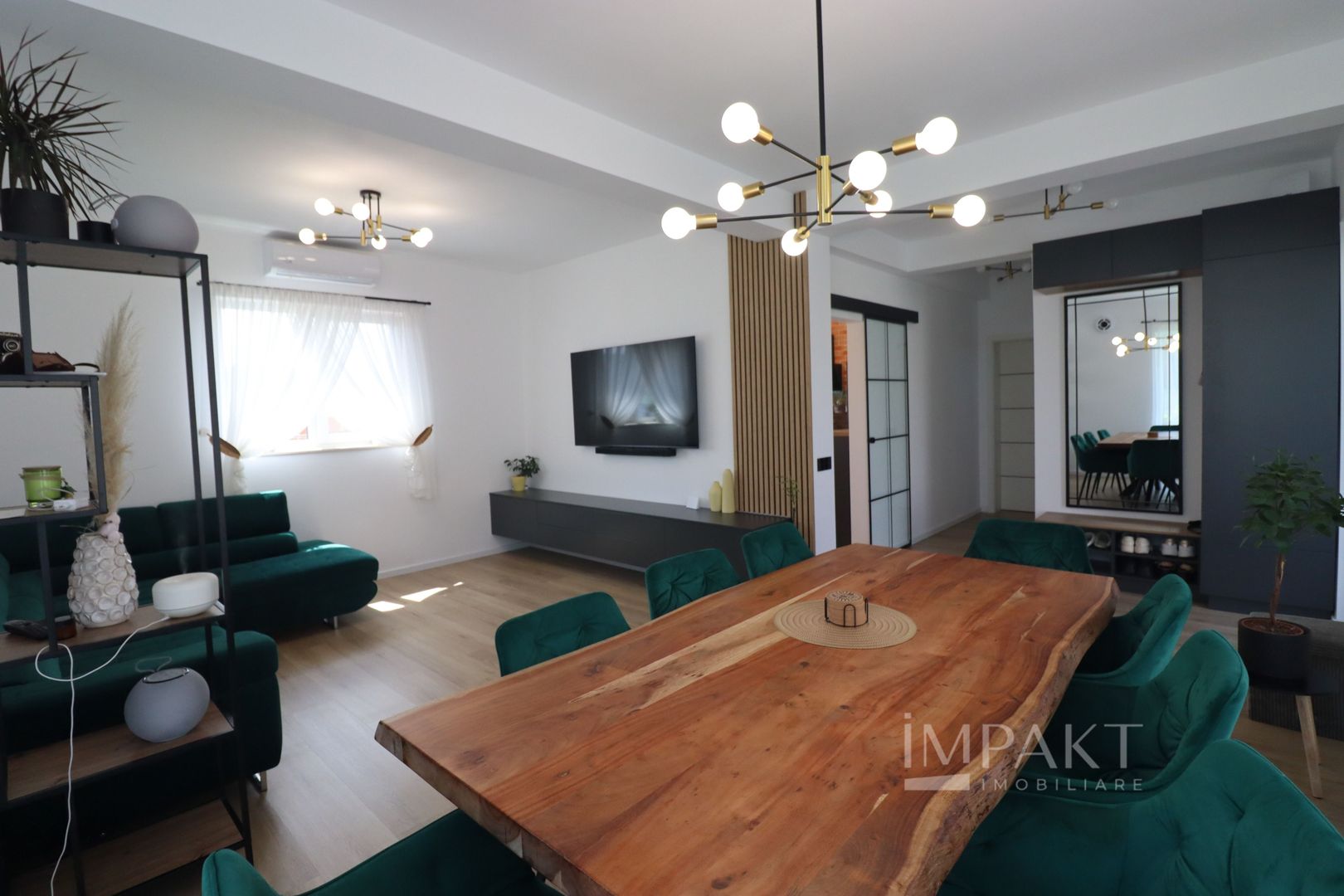 Duplex superb la vanzare, finisat, mobilat, utilat, situat in Chinteni - Poză 2