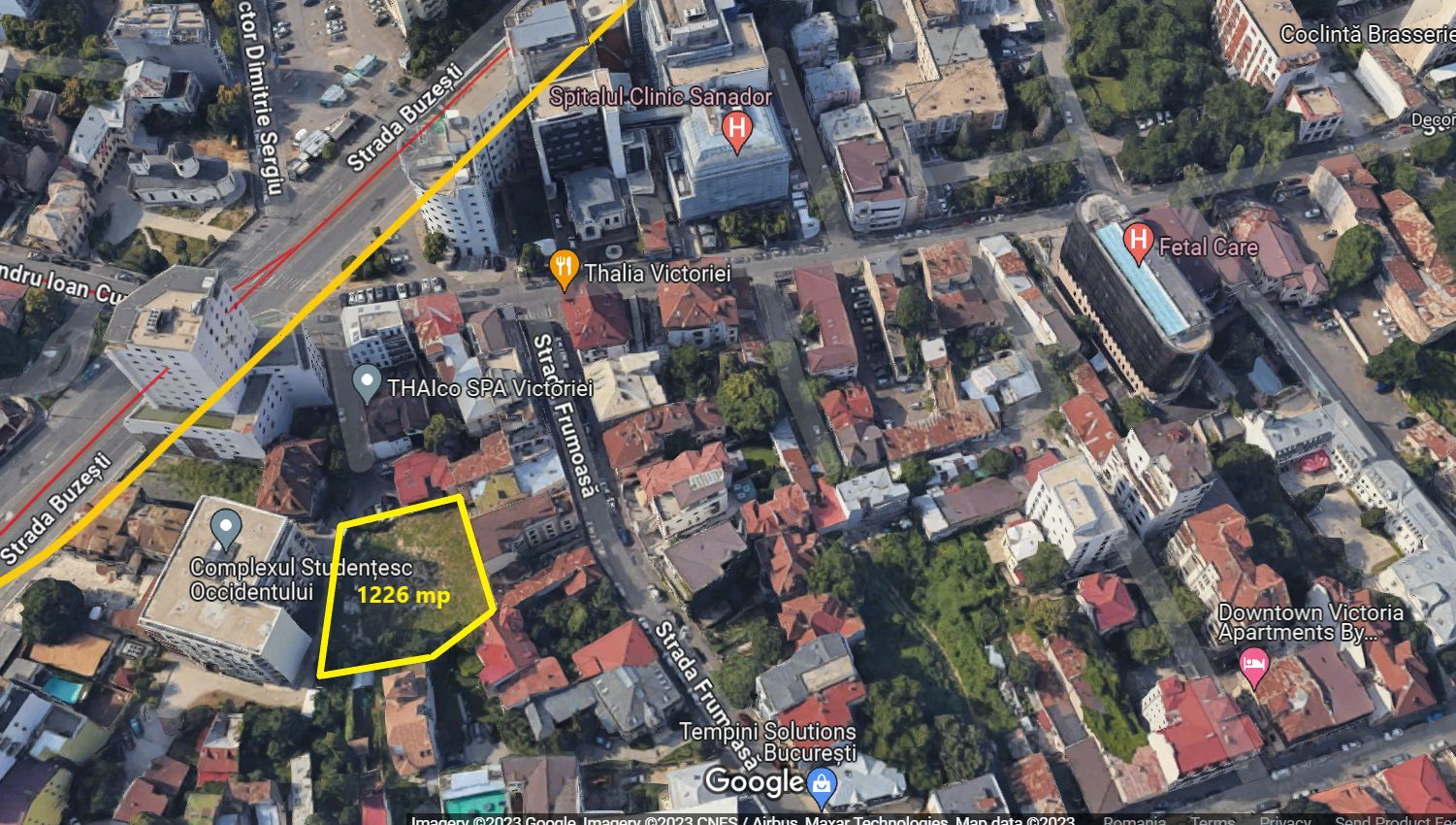 Super Pozitie | Teren Piata Victoriei | 1226 mp | CUT: 2 | POT: 50 % | - Poză 3