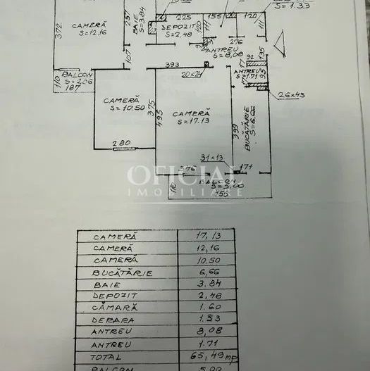 Apartament 3 Camere | 65 Mp | Intermediar | Balcon | Manastur Parang - Poză 7