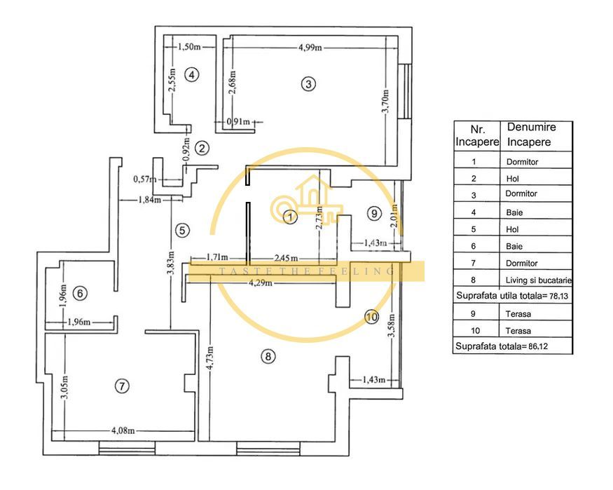 Apartament 4 camere, etaj 2/3, 86MP  // Bloc 2015 Rediu - Langa Casablanca - Poză 15