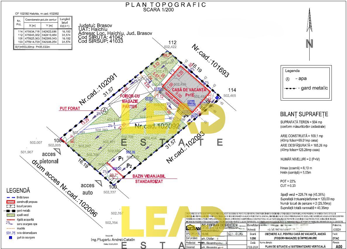 Comision 0%, Casa in constructie P+M, 80 mp utili, cu foisor si teren 504 mp - Poză 2