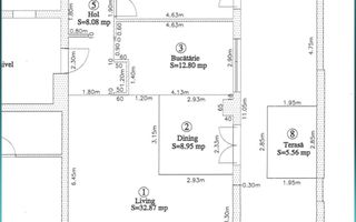 Apartament 2 camere I terasa 55mp I etaj 4/5 I Northpoint Corbeanca - Poză 12