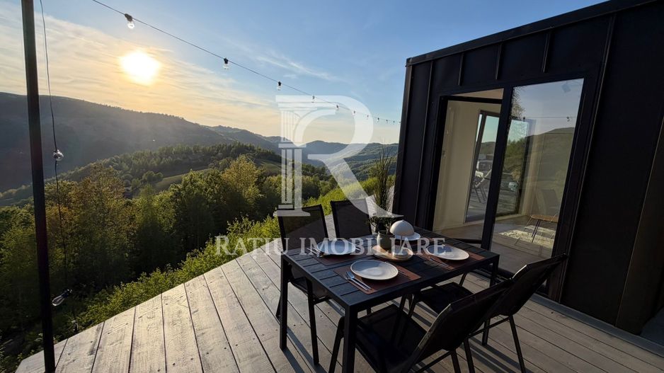 Cabană nouă off-grid de vânzare | Priveliște panoramică | Munteni - Poză 1