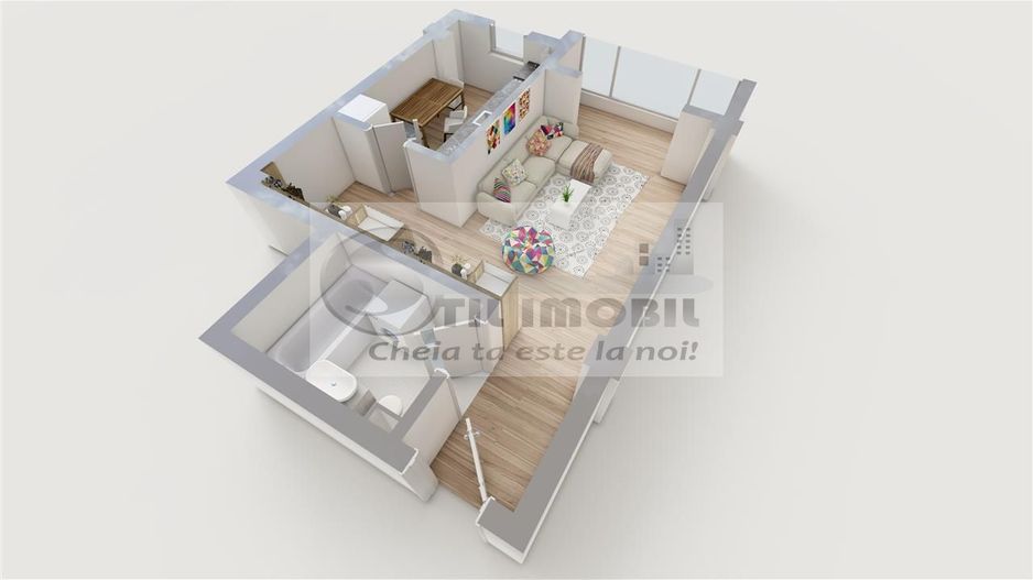 0 comision Apartament 1 camera 44mp lift Rond ERA-Valea Lupului - Poză 5