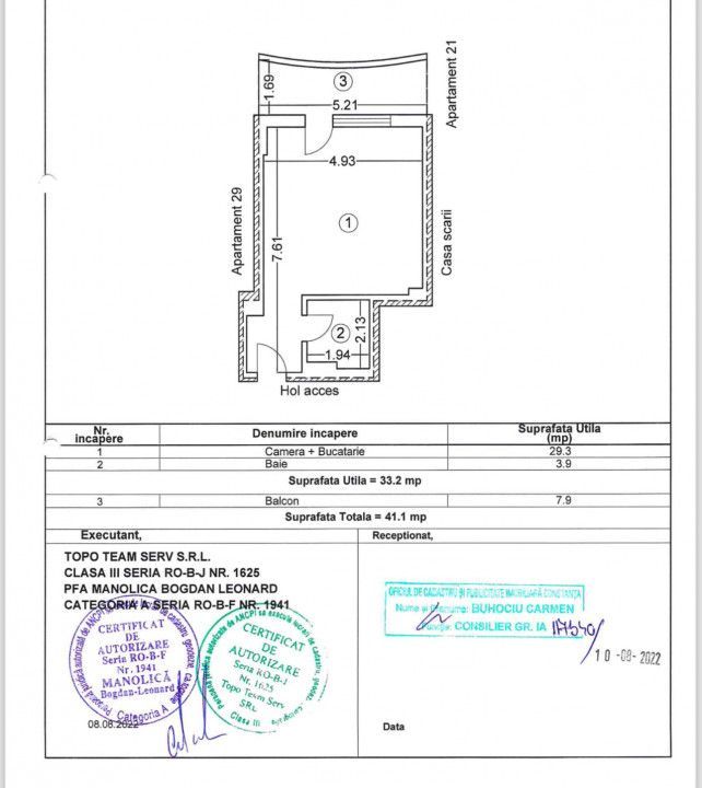 Stațiunea Mamaia - Garsoniera cu vedere la mare situată în Complex Casa Del Mar - Poză 8