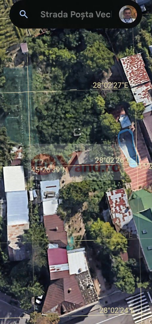 TEREN INTRAVILAN DE VANZARE – 1.528 MP – STR. POSTA VECHE – EXCLUSIVITATE - Poză 2