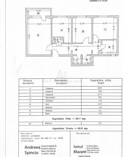 3 camere Lacul Tei - Poză 13