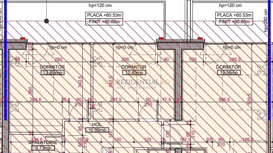 Penthouse Duplex, 4 camere, imobil lux, 184.65 mp - One High District - Poză 13