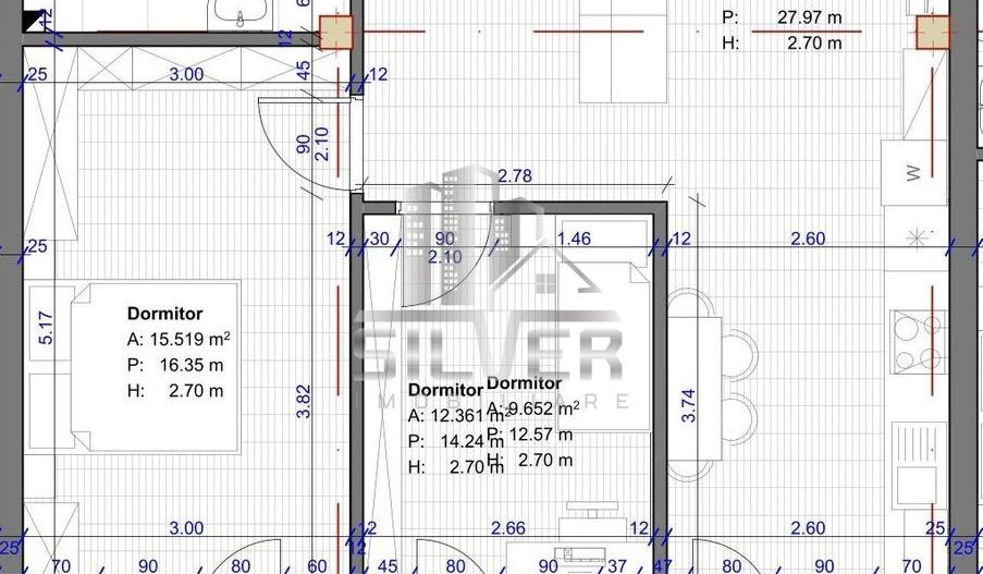 Apartament cu 3 camere+terasa de 13 mp! - Poză 4