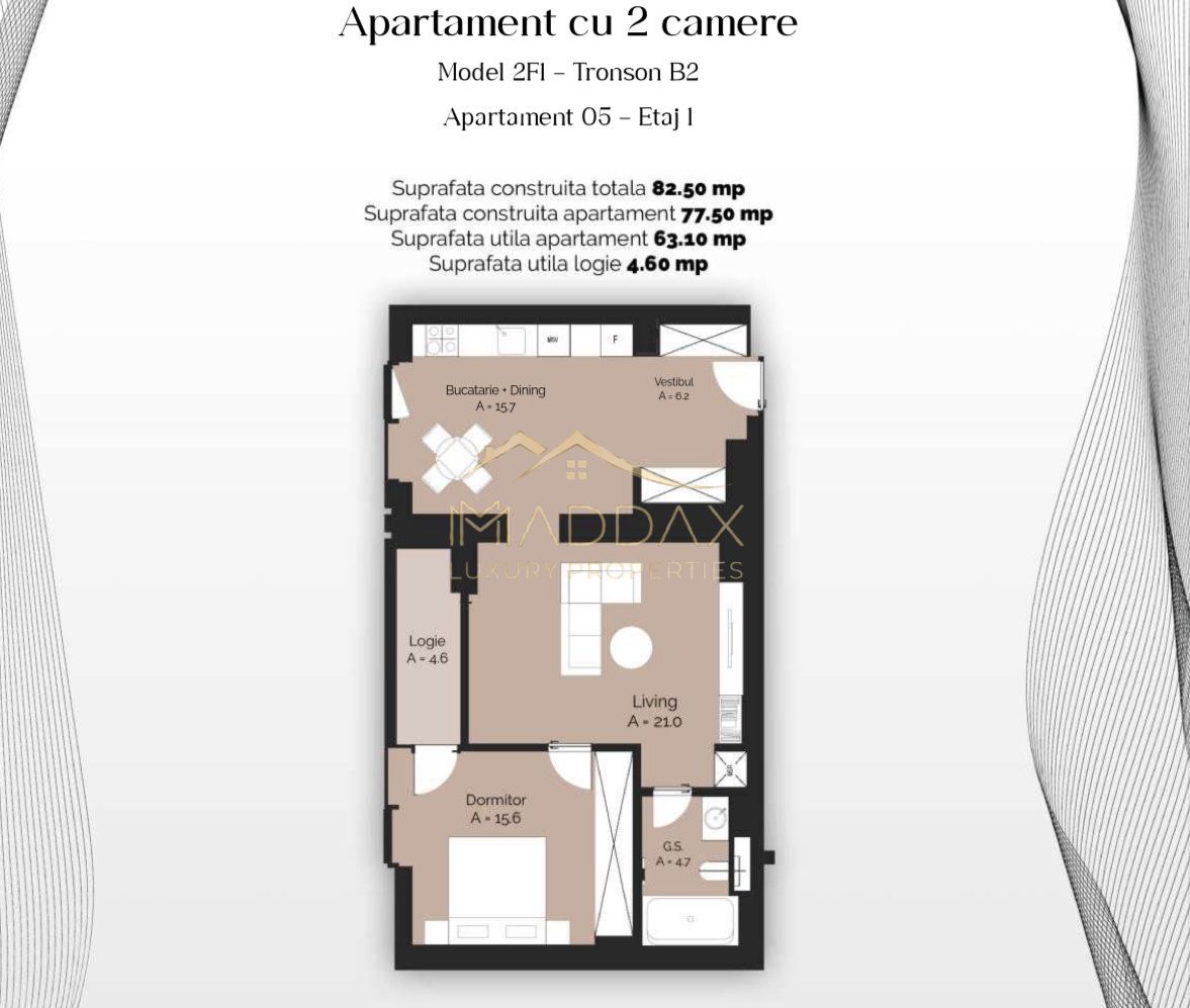 Proiect rezidențial // Apartamente 1-5 camere // Finalizare 2026 - Poză 50